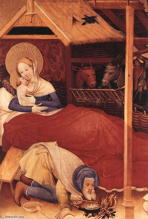 WikiOO.org - Encyclopedia of Fine Arts - Malba, Artwork Konrad Von Soest - Nativity