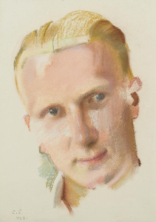 Wikioo.org - The Encyclopedia of Fine Arts - Painting, Artwork by Konstantin Somov - Portrait Of Emmanuel Nolde