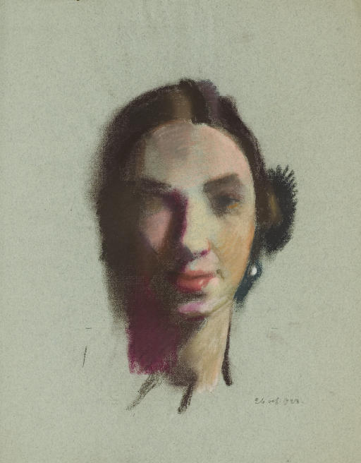 Wikioo.org - The Encyclopedia of Fine Arts - Painting, Artwork by Konstantin Somov - Portrait Of Kira Petrovna Verkhovskaya