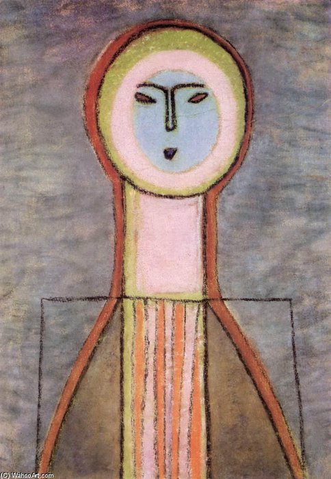 WikiOO.org - Encyclopedia of Fine Arts - Malba, Artwork Lajos Vajda - Girl Icon