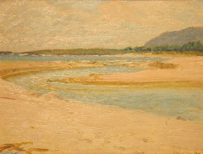 WikiOO.org - Encyclopedia of Fine Arts - Maľba, Artwork Lionel Walden - Kaua'i Beach
