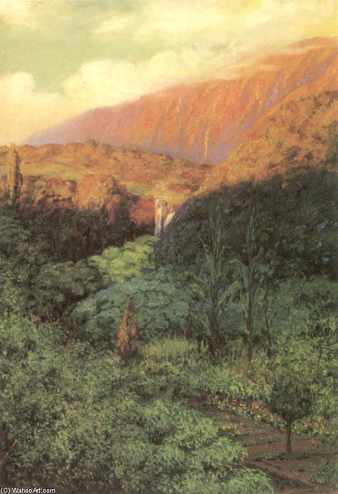 Wikioo.org – L'Enciclopedia delle Belle Arti - Pittura, Opere di Lionel Walden - Luakaha - Evening