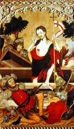 WikiOO.org - Енциклопедия за изящни изкуства - Живопис, Произведения на изкуството Lluis Borrassa - The Resurrection