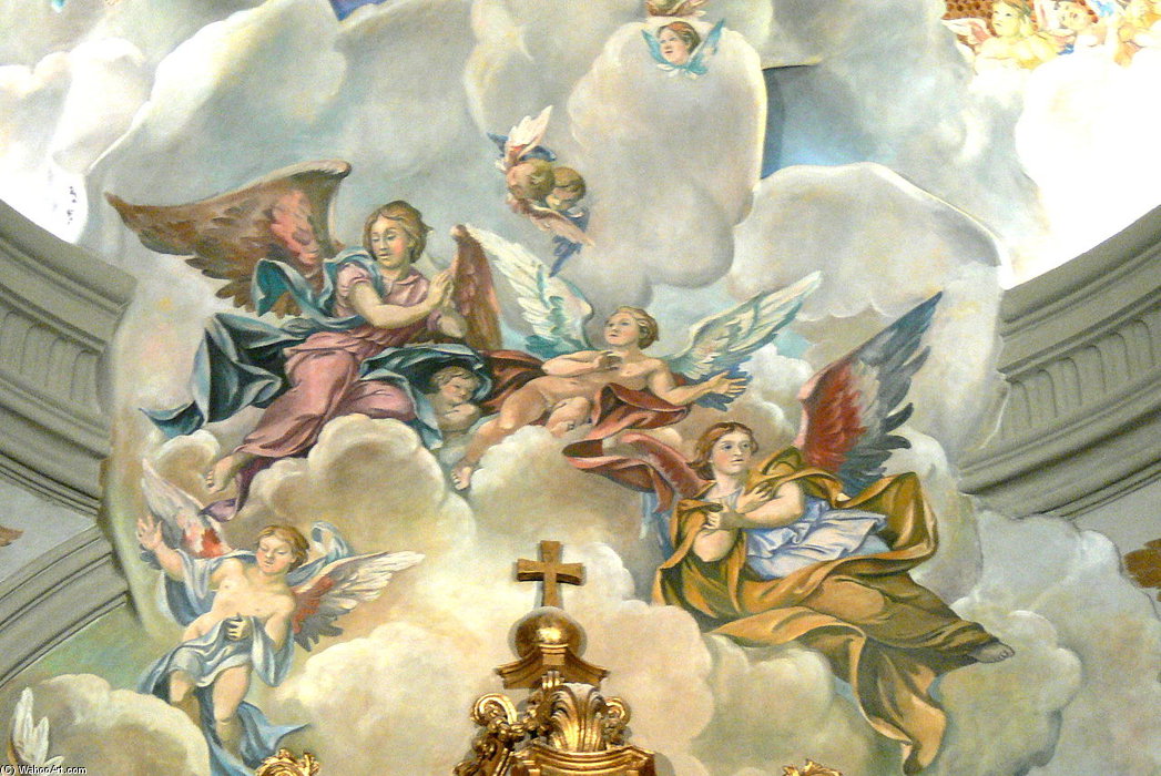 Wikioo.org - The Encyclopedia of Fine Arts - Painting, Artwork by Louis Dorigny (Ludovico Dorigny) - Cathedral Santa Maria Annunziata