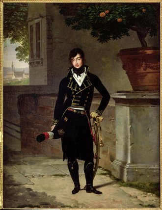 Wikioo.org - The Encyclopedia of Fine Arts - Painting, Artwork by Louis Gauffier - Portrait Of An Officer Of The Cisalpine Republic,