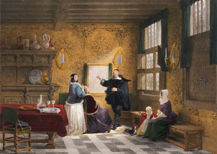 WikiOO.org - Енциклопедія образотворчого мистецтва - Живопис, Картини
 Louis Haghe - Brewers' Corporation Room