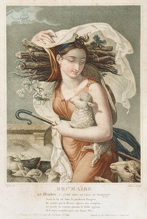 Wikioo.org – L'Encyclopédie des Beaux Arts - Peinture, Oeuvre de Louis Lafitte - Brumaire, deuxième mois du calendrier républicain