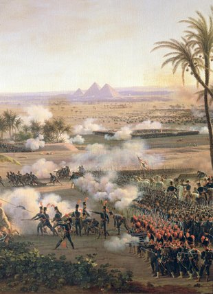 WikiOO.org - 백과 사전 - 회화, 삽화 Louis François Baron Lejeune - Battle Of The Pyramids, 21st July