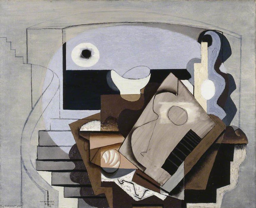 Wikioo.org - The Encyclopedia of Fine Arts - Painting, Artwork by Louis Marcoussis (Ludwik Markus) - Still Life