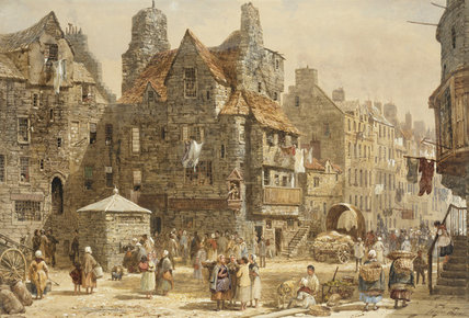 WikiOO.org - Güzel Sanatlar Ansiklopedisi - Resim, Resimler Louise Rayner - John Knox's House, Edinburgh