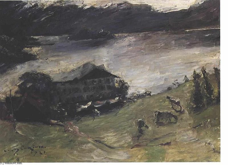 Wikioo.org - The Encyclopedia of Fine Arts - Painting, Artwork by Lovis Corinth (Franz Heinrich Louis) - Motive From Walchensee