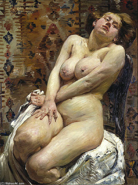 WikiOO.org – 美術百科全書 - 繪畫，作品 Lovis Corinth (Franz Heinrich Louis) - 娜娜，女性裸体