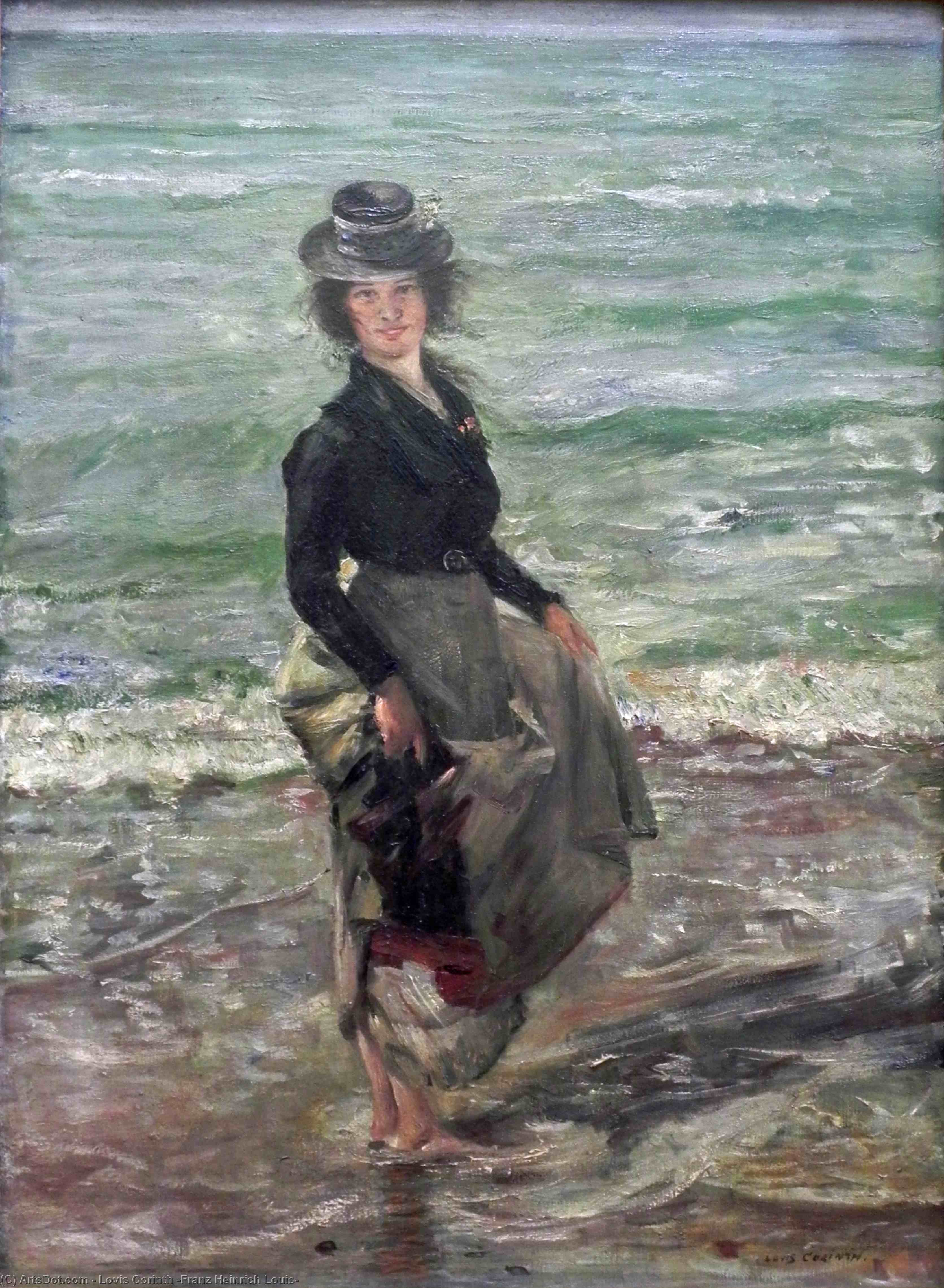 Wikioo.org - The Encyclopedia of Fine Arts - Painting, Artwork by Lovis Corinth (Franz Heinrich Louis) - Paddel-petermannchen
