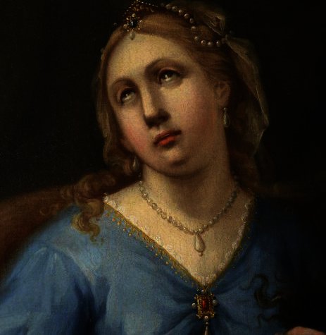 WikiOO.org - Encyclopedia of Fine Arts - Schilderen, Artwork Lucrina Fetti - Judith Beheading Holofernes