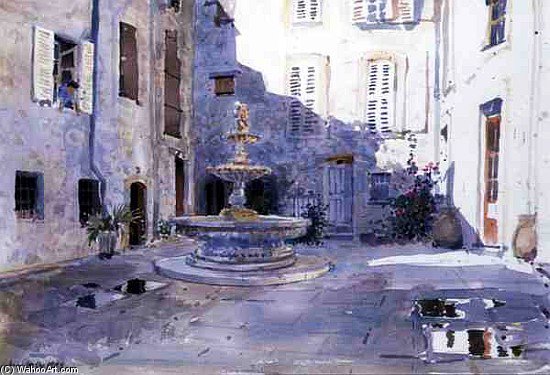 WikiOO.org - Encyclopedia of Fine Arts - Målning, konstverk Lucy Willis - After Rain, Tourrette