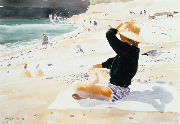 Wikioo.org - The Encyclopedia of Fine Arts - Painting, Artwork by Lucy Willis - Black Jumper