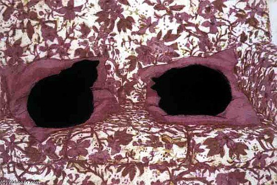 WikiOO.org - Encyclopedia of Fine Arts - Maleri, Artwork Lucy Willis - Cats