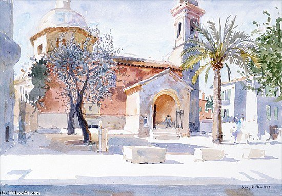 Wikioo.org - The Encyclopedia of Fine Arts - Painting, Artwork by Lucy Willis - Provencal Church