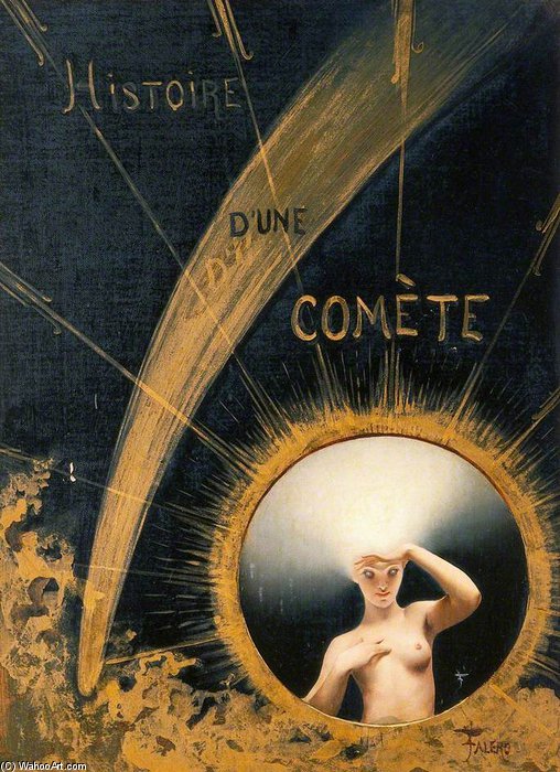 Wikioo.org - The Encyclopedia of Fine Arts - Painting, Artwork by Luis Ricardo Falero - Story Of A Comet