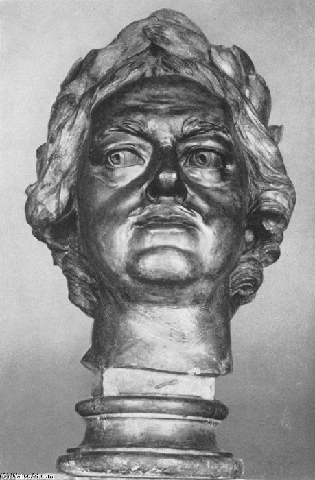 WikiOO.org - Enciklopedija likovnih umjetnosti - Slikarstvo, umjetnička djela Marie Anne Collot - Head Of Peter The Great