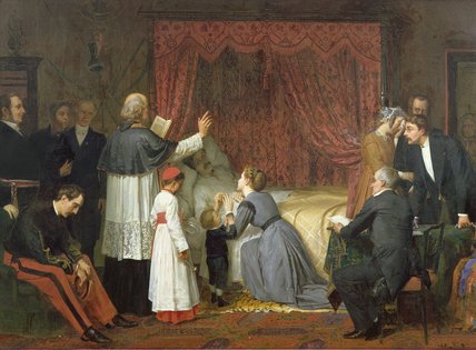 Wikioo.org - The Encyclopedia of Fine Arts - Painting, Artwork by Marie Francois Firmin-Girard - Marriage In Extremis