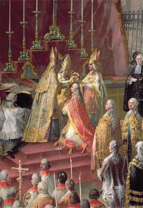 Wikioo.org - The Encyclopedia of Fine Arts - Painting, Artwork by Martin Ii Mytens - The Coronation Of Joseph Ii As Emperor Of Germany