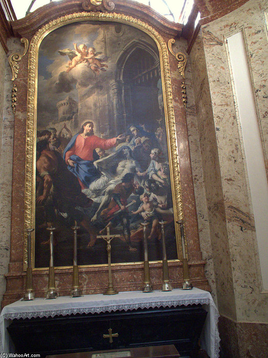 Wikioo.org - The Encyclopedia of Fine Arts - Painting, Artwork by Martino Altomonte - Kirche St. Karl Borromäus