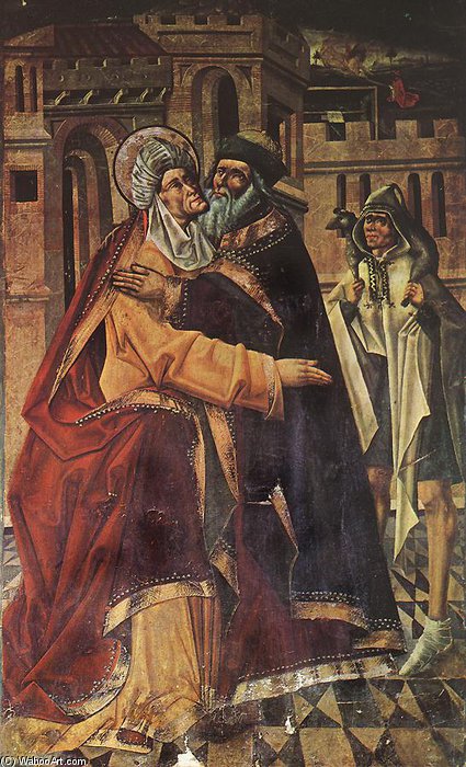 Wikioo.org - The Encyclopedia of Fine Arts - Painting, Artwork by Master Of Avila - The Embrace