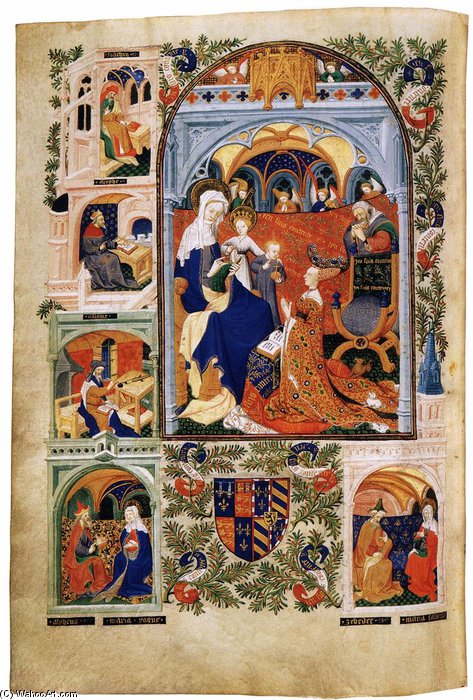 WikiOO.org - Encyclopedia of Fine Arts - Lukisan, Artwork Master Of The Duke Of Bedford - Book Of Hours