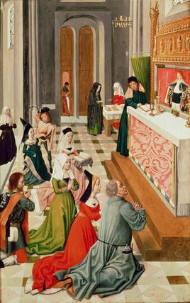 Wikioo.org – L'Enciclopedia delle Belle Arti - Pittura, Opere di Master Of The Legend Of Saint Ursula - La venerazione di S. Orsola