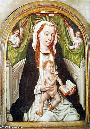 Wikioo.org - The Encyclopedia of Fine Arts - Painting, Artwork by Master Of The Legend Of Saint Ursula - Virgin And Child