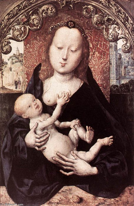 Wikioo.org - The Encyclopedia of Fine Arts - Painting, Artwork by Master Of The St Bartholomew Altar - Virgin And Child