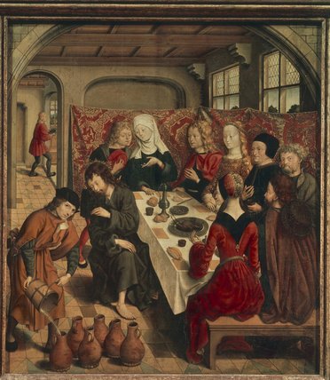 WikiOO.org - Enciclopédia das Belas Artes - Pintura, Arte por Master Of The St Bartholomew Altar - Wedding At Cana