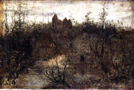 Wikioo.org - The Encyclopedia of Fine Arts - Painting, Artwork by Matthijs Maris - The Enchanted Castle
