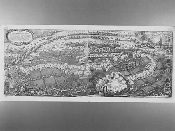 WikiOO.org - Güzel Sanatlar Ansiklopedisi - Resim, Resimler Matthäus The Elder Merian - Battle Of Luetzen
