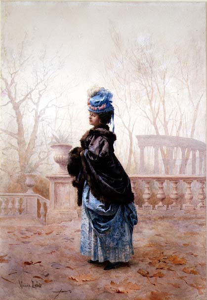 Wikioo.org - Bách khoa toàn thư về mỹ thuật - Vẽ tranh, Tác phẩm nghệ thuật Maurice Leloir - An Elegant Lady