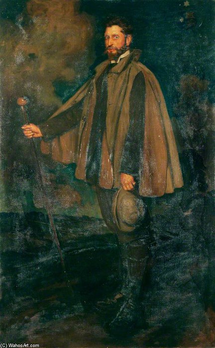 WikiOO.org - Encyclopedia of Fine Arts - Malba, Artwork Maurice William Greiffenhagen - Sir Henry Rider Haggard