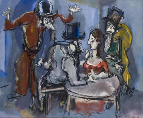 Wikioo.org - The Encyclopedia of Fine Arts - Painting, Artwork by Max Weber - Family Reunion