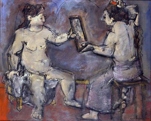 Wikioo.org - The Encyclopedia of Fine Arts - Painting, Artwork by Max Weber - Hair Dressing