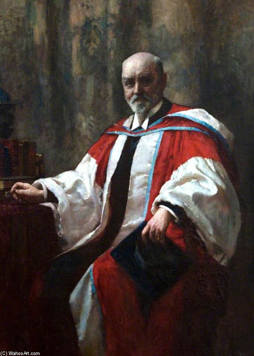Wikioo.org - The Encyclopedia of Fine Arts - Painting, Artwork by Henrietta Rae - The Right Honourable Thomas Sinclair