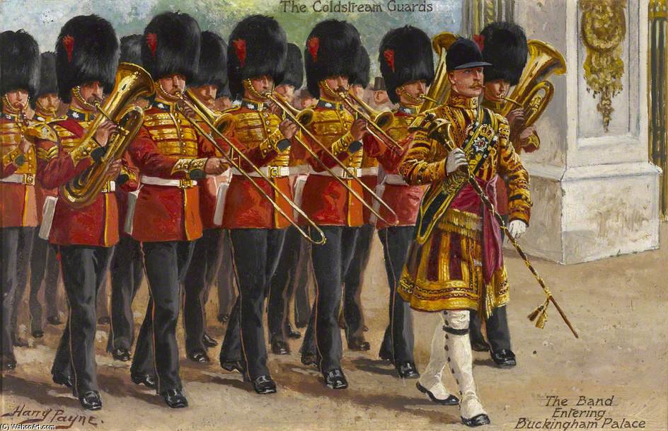Wikioo.org - The Encyclopedia of Fine Arts - Painting, Artwork by Harry Payne - The Coldstream Guards