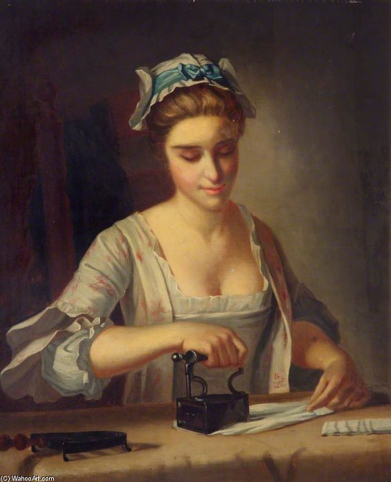 Wikioo.org - The Encyclopedia of Fine Arts - Painting, Artwork by Henry Robert Morland - Domestic Employment