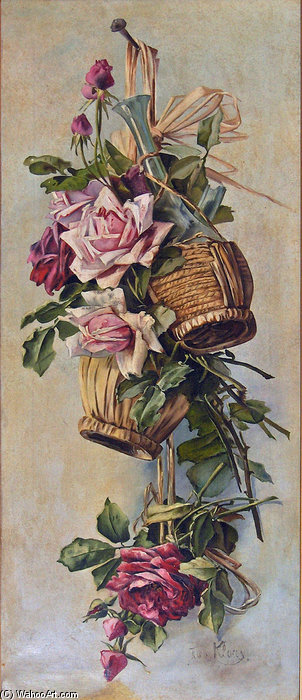 WikiOO.org - Encyclopedia of Fine Arts - Festés, Grafika Henry Schouten - Still Life With Flowers