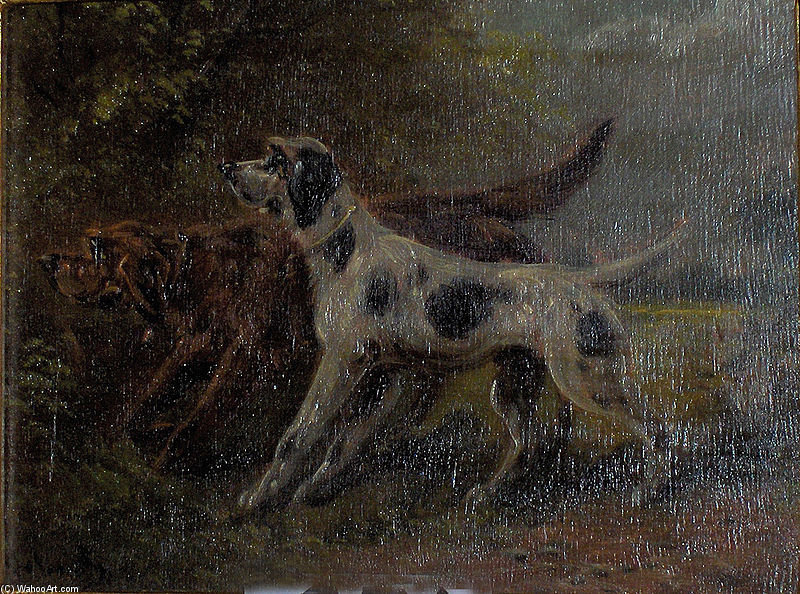 Wikioo.org - The Encyclopedia of Fine Arts - Painting, Artwork by Henry Schouten - Twh Hounds