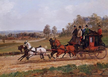 Wikioo.org - The Encyclopedia of Fine Arts - Painting, Artwork by Henry Thomas Alken - Coaching Scene