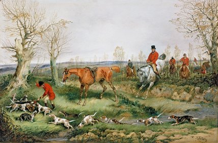 Wikioo.org - The Encyclopedia of Fine Arts - Painting, Artwork by Henry Thomas Alken - Hunting Scene_2