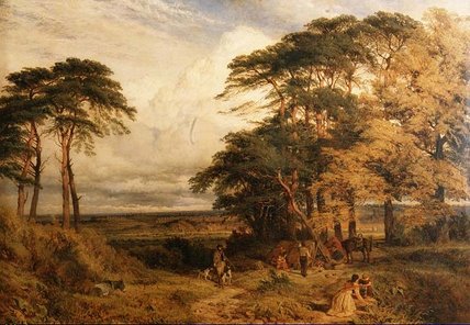 WikiOO.org - Encyclopedia of Fine Arts - Maleri, Artwork Henry Thomas Dawson - Nottingham From Wilford Hills