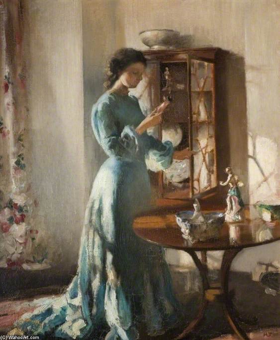 Wikioo.org - The Encyclopedia of Fine Arts - Painting, Artwork by Henry Tonks - The China Cabinet