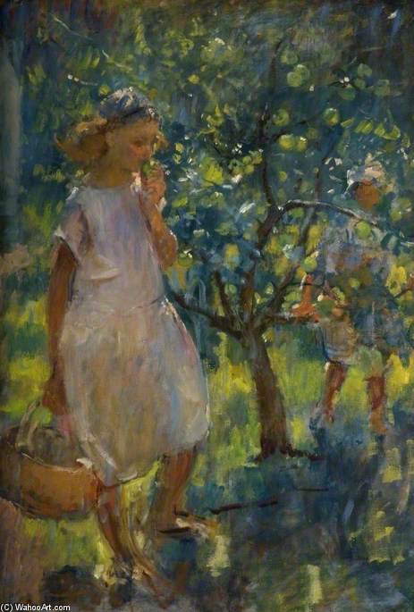 WikiOO.org - 백과 사전 - 회화, 삽화 Henry Tonks - The Orchard