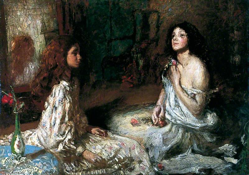 Wikioo.org - The Encyclopedia of Fine Arts - Painting, Artwork by Henry Tonks - The Toilet